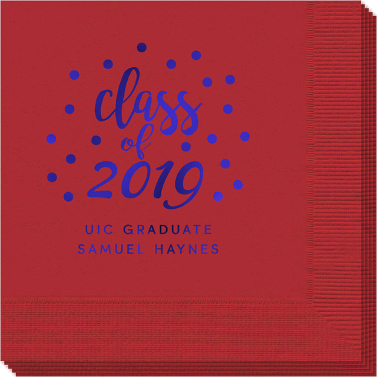 Class of Confetti Dots Napkins